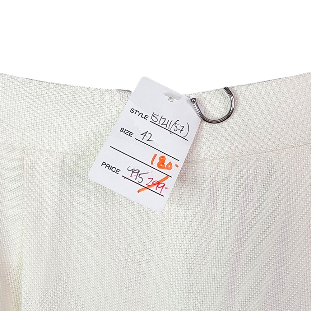Viktor & Rolf Made in Italy Cotton Silk Blend Designer Palazzo Wide Leg Pants 42 - Picture 13 of 16